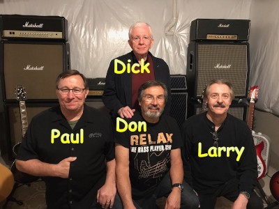 The band members in 2017